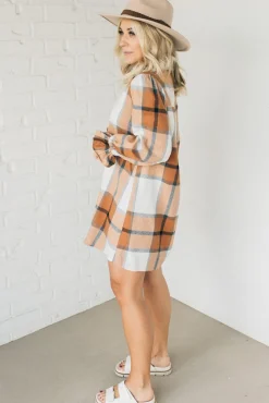 Perfect Plaid Shirt Dress