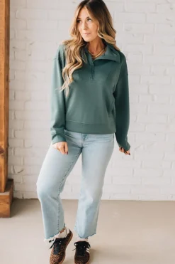 Quarter Zip Scuba Pullover