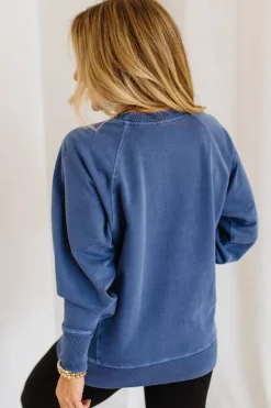 Ribbed Accent Pocketed Pullover