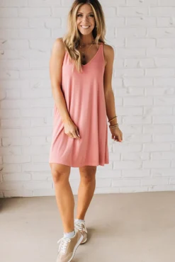 Ribbed Shift Dress