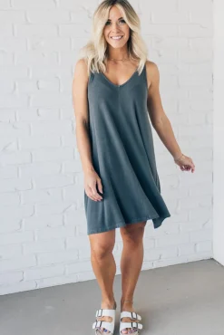 Ribbed Shift Dress
