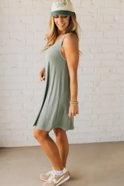 Ribbed Shift Dress