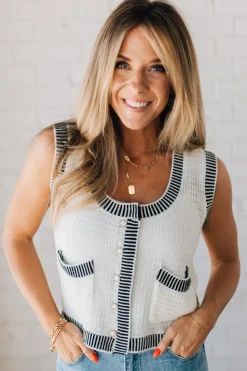 Scoop Neck Accent Tank