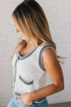 Scoop Neck Accent Tank