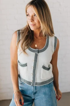 Scoop Neck Accent Tank