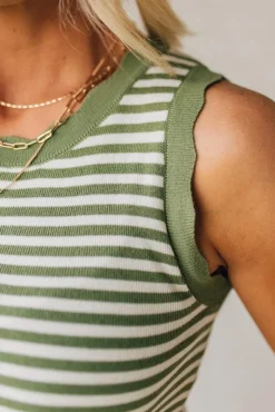 Sevey Scalloped Sweater Tank