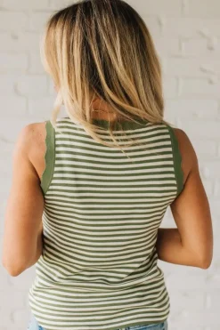 Sevey Scalloped Sweater Tank