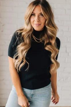 Silvie Mock Neck Sweater