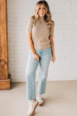 Silvie Mock Neck Sweater