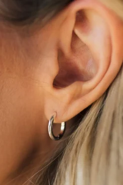 Skinny Huggie Hoops