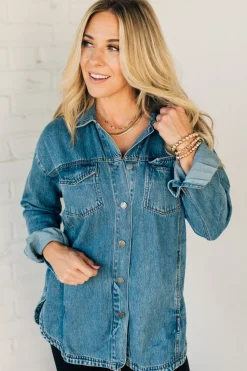 Sloane Denim Shacket