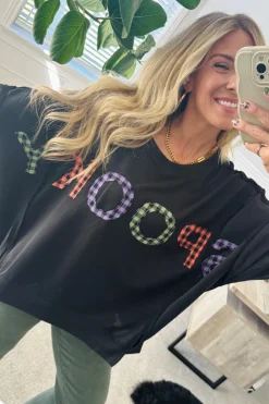 Spooky Gingham Pullover