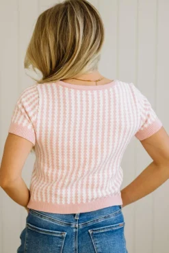 Sprout Double Tie Front Sweater Tee