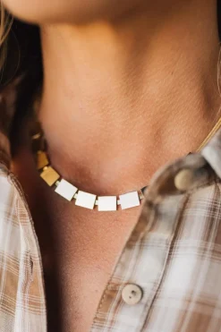 Squared Up Charm Necklace