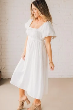 Sweetheart Peasant Dress