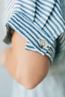 Theo Striped Shirt Dress