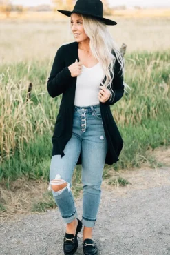 Ultra Soft Long Cardigan with Pockets
