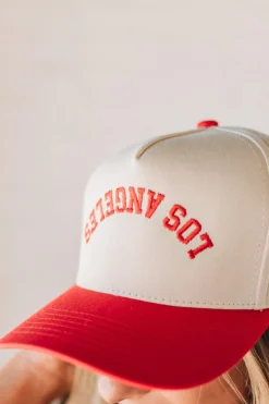 Upside Down Los Angeles Trucker Hat