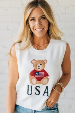 USA Teddy Sweater Tank