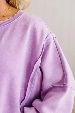 Wide Neck Drop Shoulder Pullover