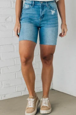 Willow Scissor Cut Bermuda Shorts - CELLO