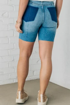 Willow Scissor Cut Bermuda Shorts - CELLO