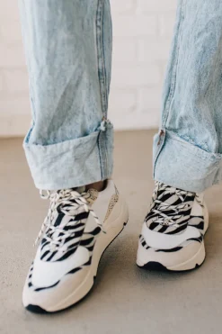 Xavi Pattern Mix Sneakers